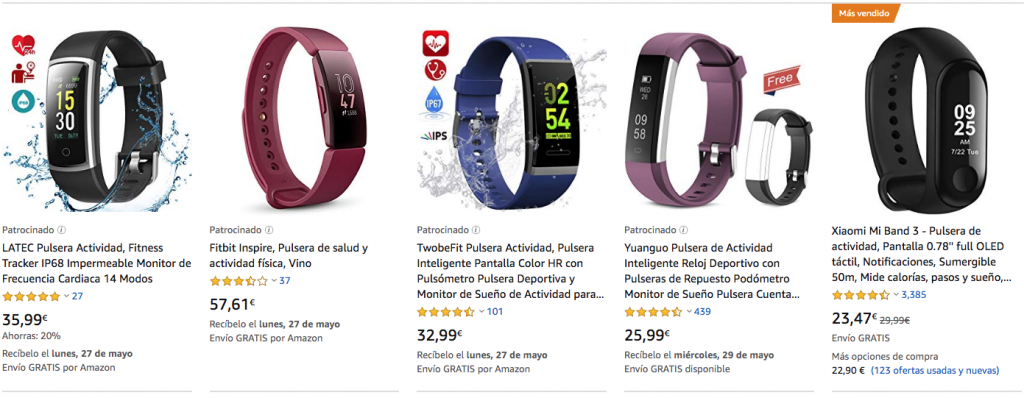 pulseras de actividad